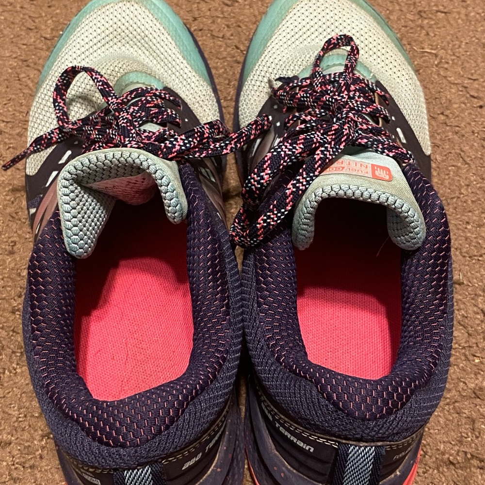 New Balance Womens Nitrel v1 FuelCore Trail Running Shoes WTNTRCA1 Aqua Size 7 - Picture 2 of 6